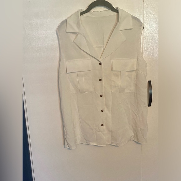 Women's Sleeveless Blouse, M - Picture 2 of 5